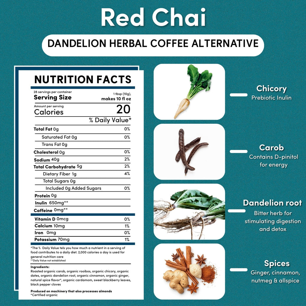 Dandelion Red Chai Herbal Coffee