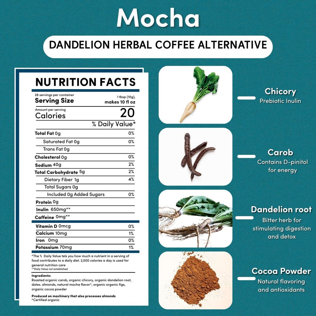 Dandelion Mocha Herbal Coffee