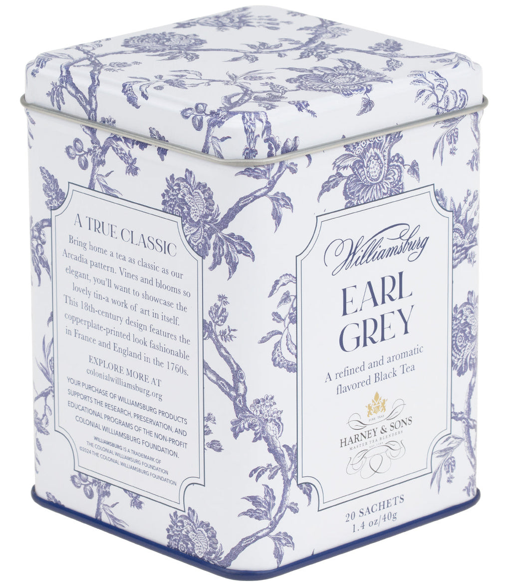 Williamsburg Earl Grey, Tin of 20 Sachets
