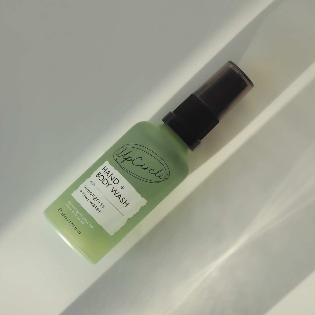 Natural Hand + Body Wash with Lemongrass - Travel Size
