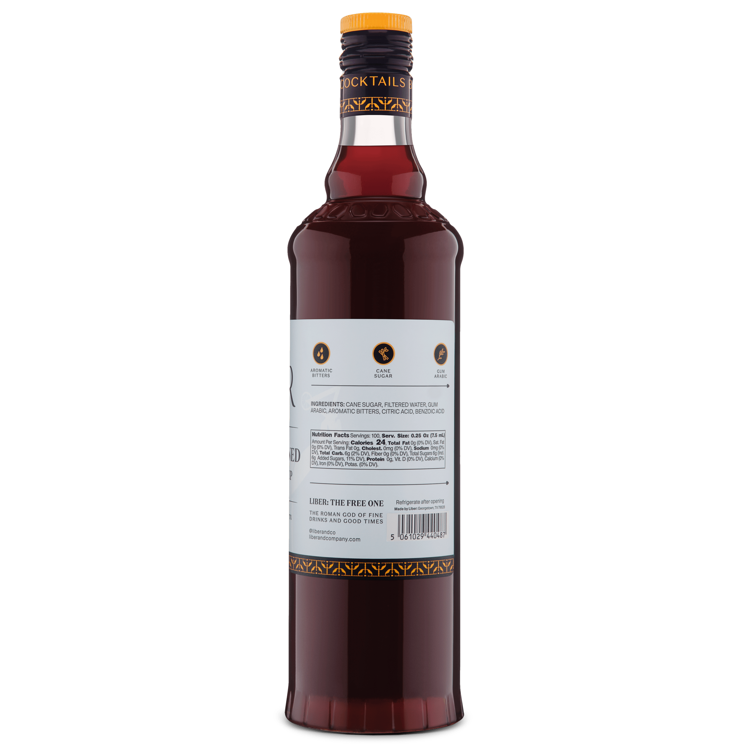 Old Fashioned Cocktail Syrup