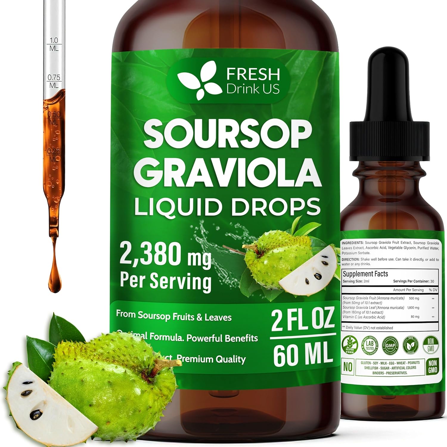 Premium Soursop Graviola Extract Liquid