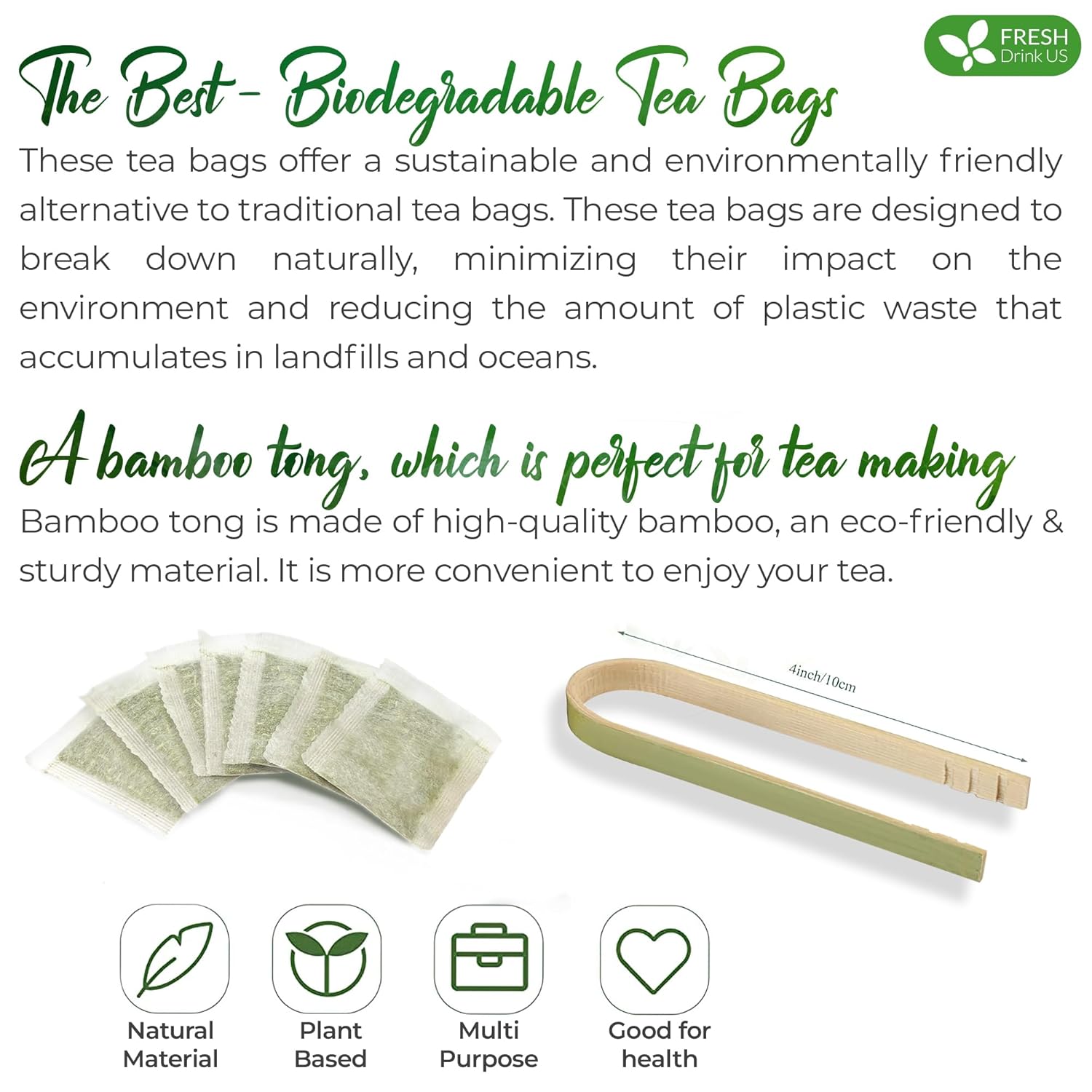 Premium Horsetail Leaf Tea Bags, 100% Natural & Pure from Horsetail Loose Leaves Herbal Tea. No Sugar, No Caffeine, No Gluten, Vegan.