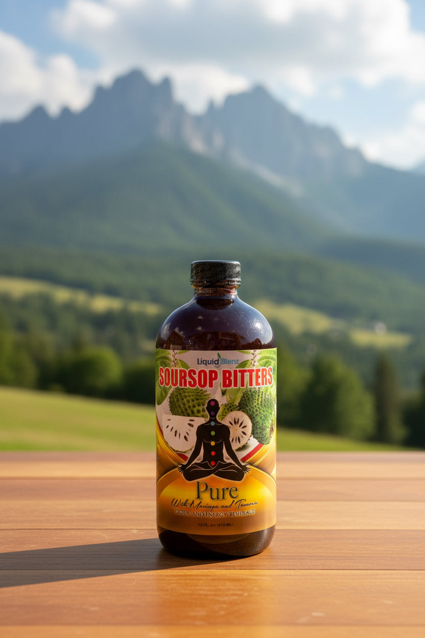 Soursop bitters detox beverage 16oz