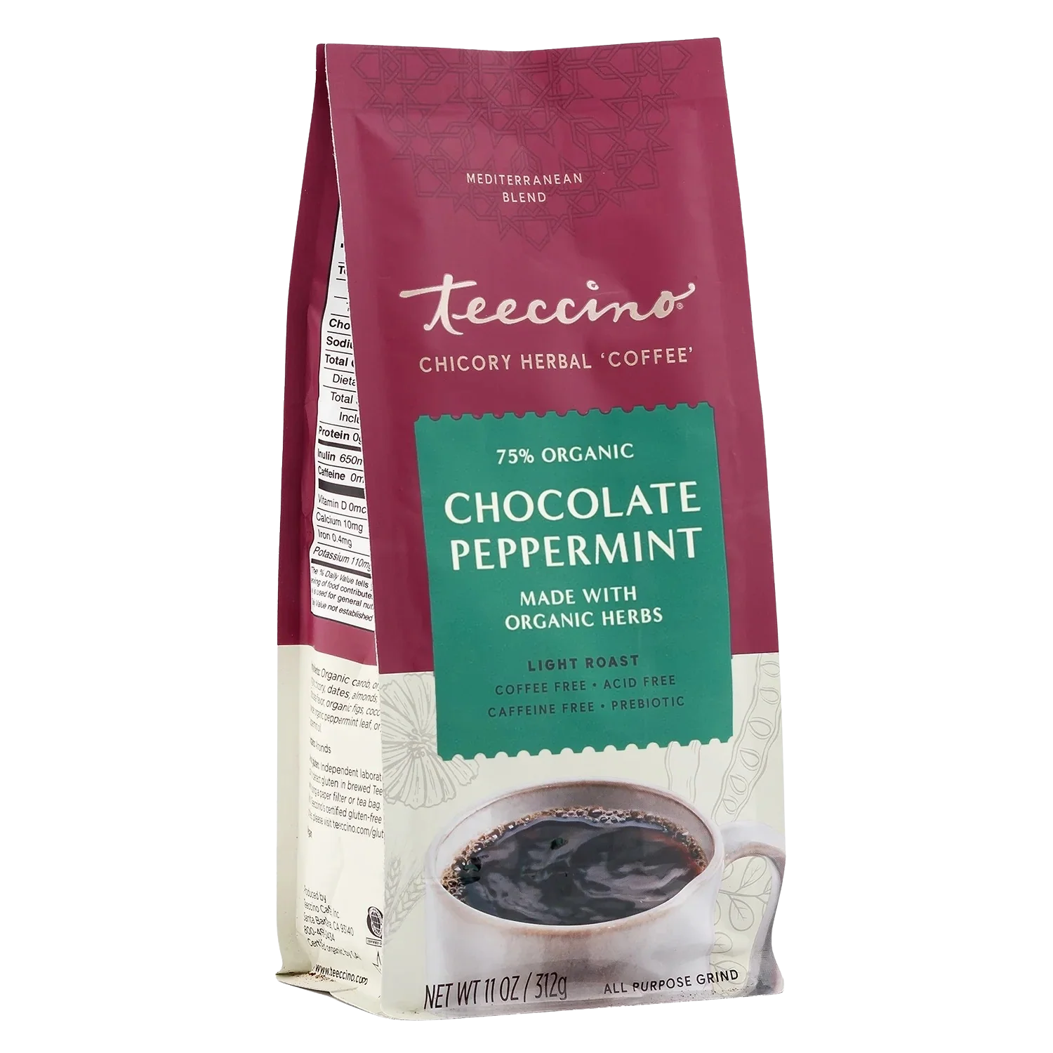 Chocolate Peppermint Chicory Herbal Coffee