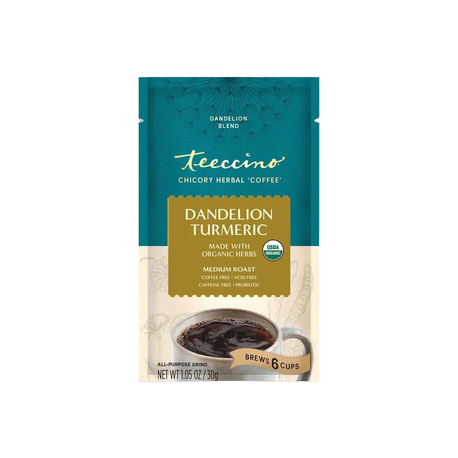 Dandelion Turmeric Herbal Coffee