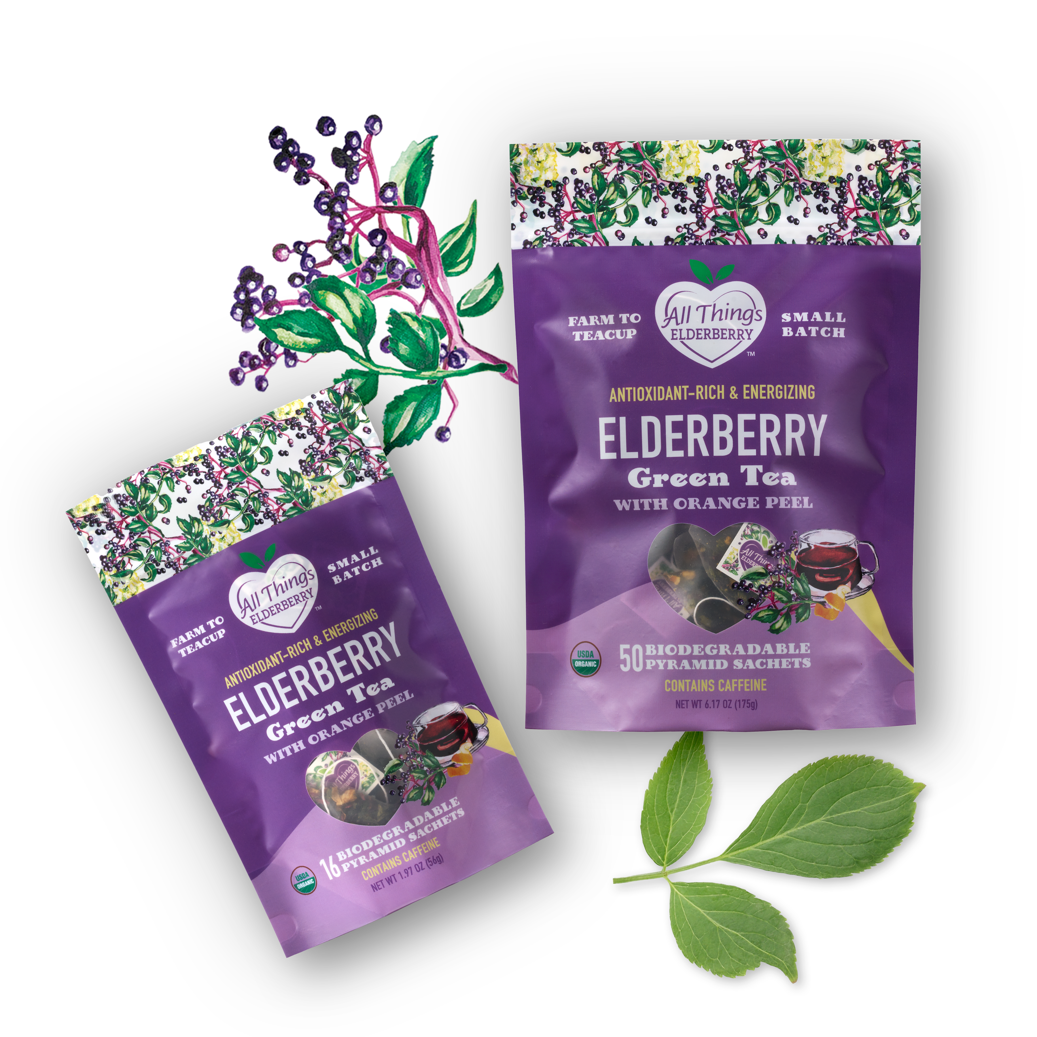 Elderberry Green Tea Blend