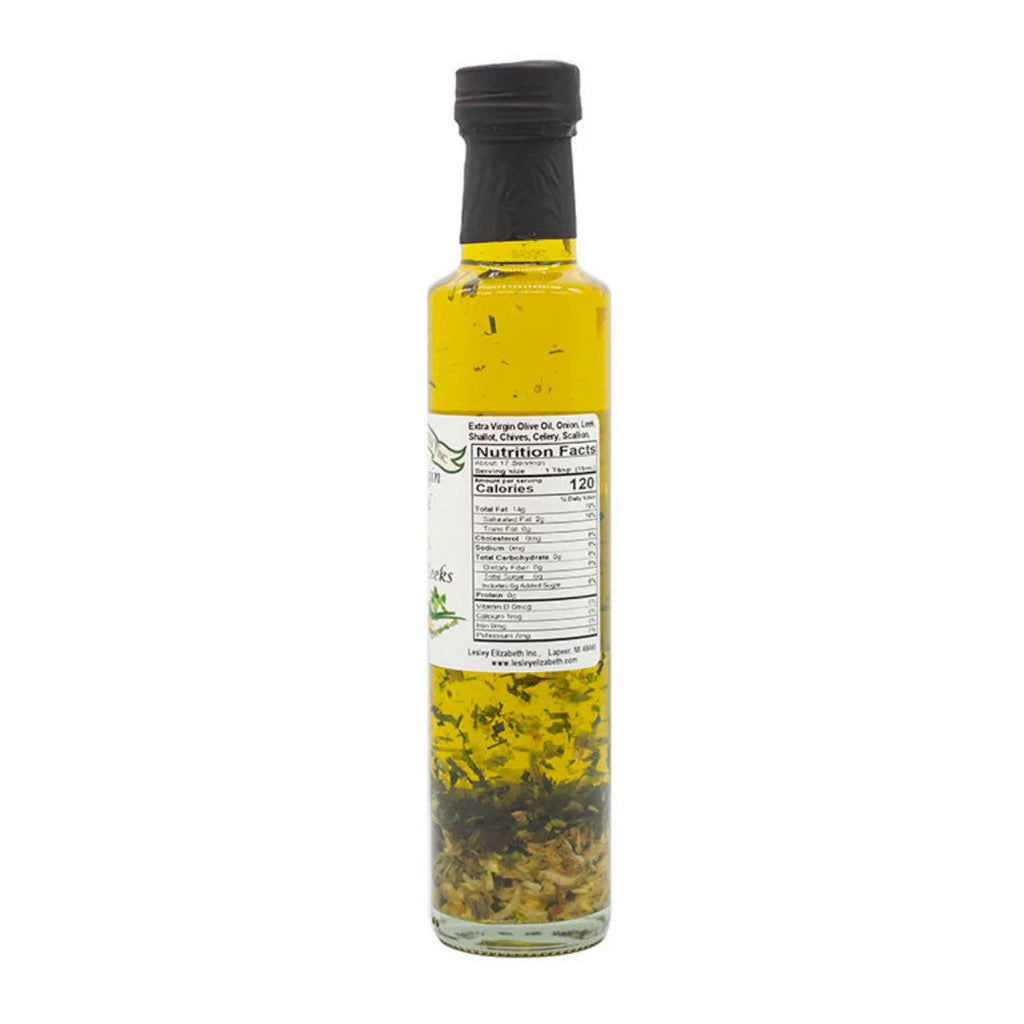 Lesley Elizabeth Extra Virgin Olive Oil with Shallots, Scallions & Leeks, Dorica (250mL)