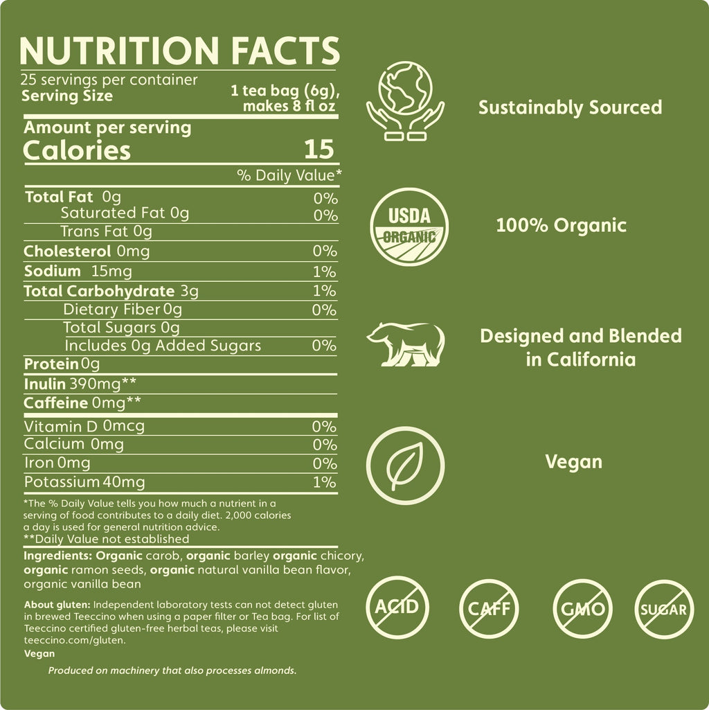 French Vanilla Roasted Herbal Tea