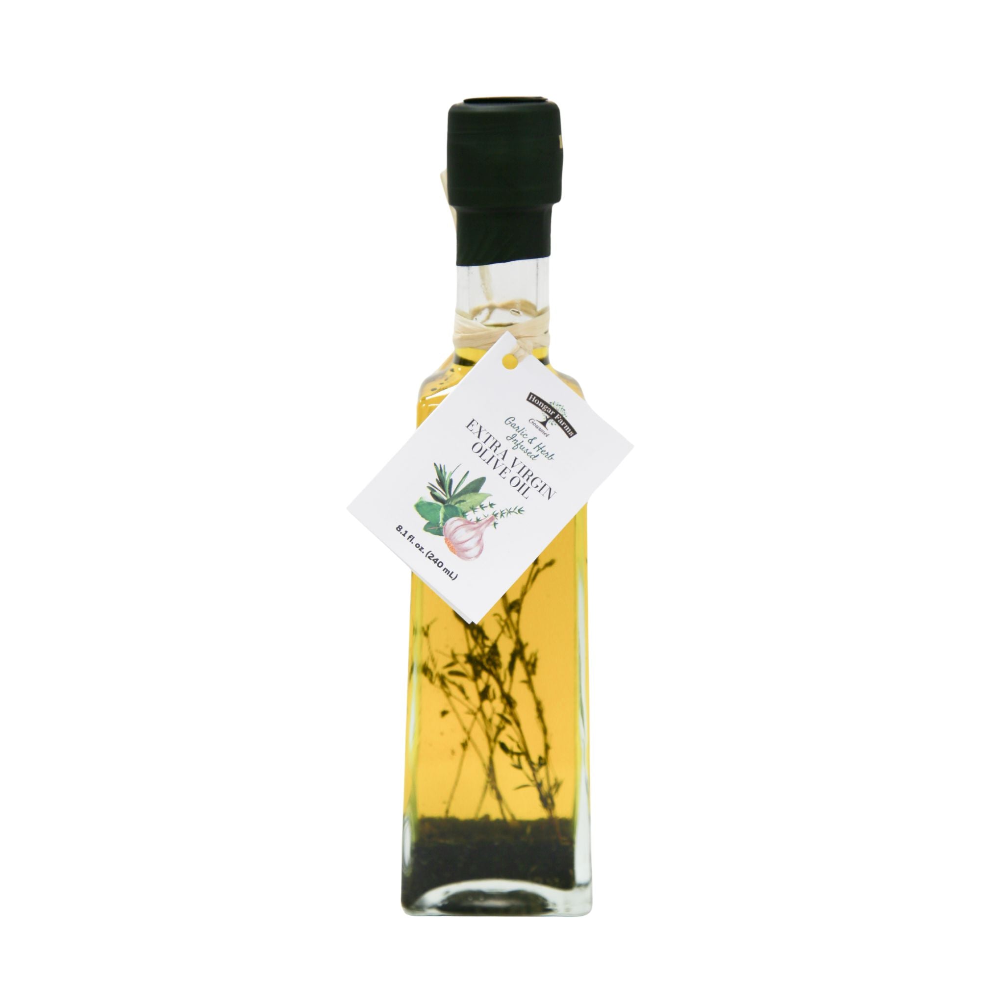 Garlic & Herb Infused Extra Virgin Olive Oil, Castollata (240mL / 8.1 fl. oz.)