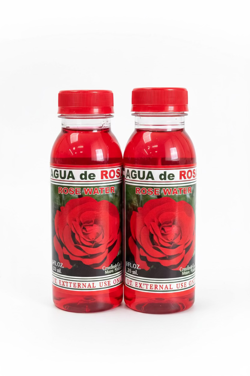Rose Water/Agua De Rosas 8oz/2pk