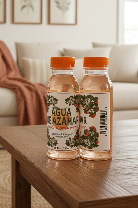 Agua De Azahar/ Orange Flower Water 8oz/2pk