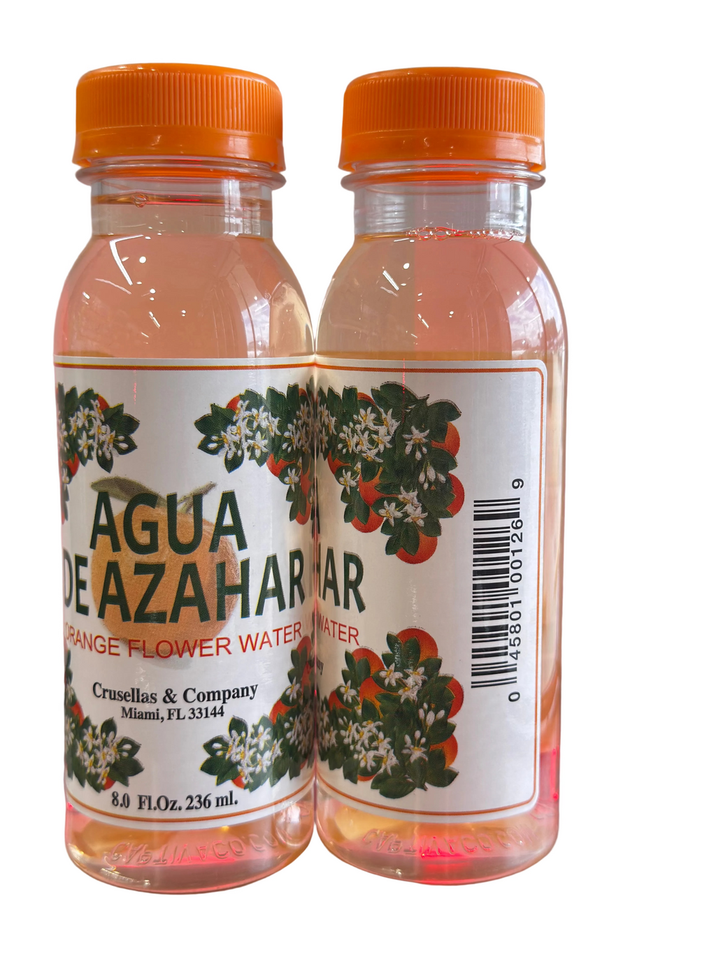 Agua De Azahar/ Orange Flower Water 8oz/2pk