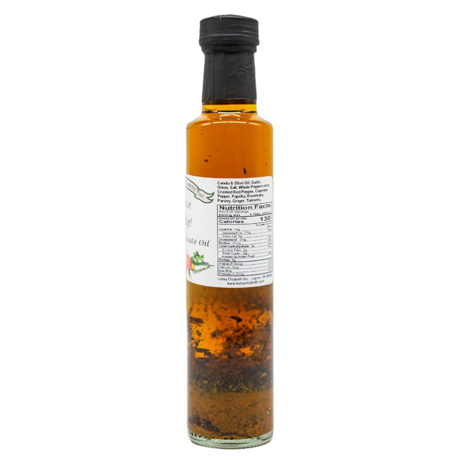 Lesley Elizabeth Spice it UP Grilling & Saute Oil, Dorica (250mL)