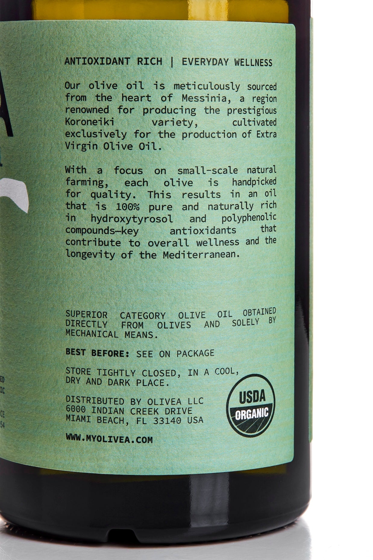 Premium Organic Extra Virgin Olive Oil