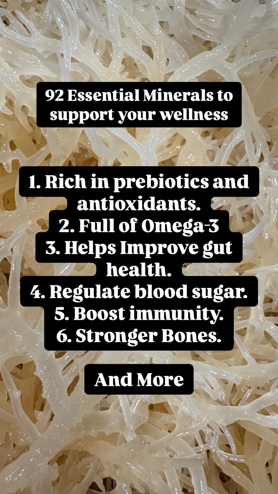 100% NATURAL SEA MOSS GEL