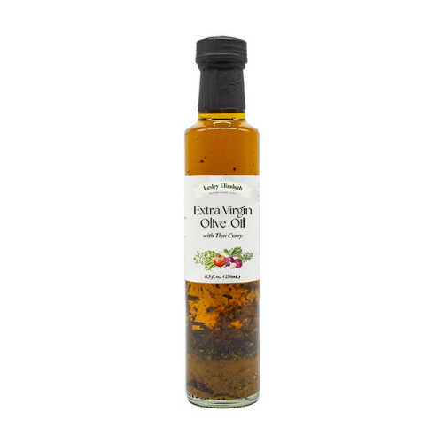 Lesley Elizabeth Extra Virgin Olive Oil with Thai Curry, Dorica (250mL)