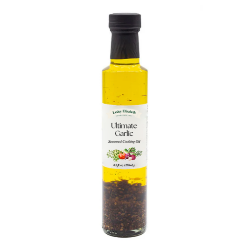 Lesley Elizabeth Ultimate Garlic Seasoned Cooking Oil, Dorica (250mL)