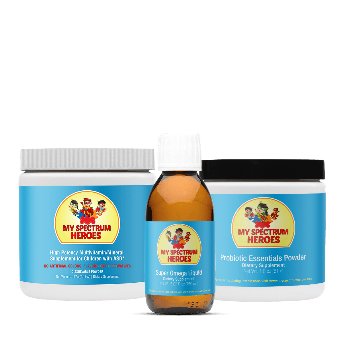 Foundational Nutrition Support Bundle – Multivitamin, Probiotic & Omega-3