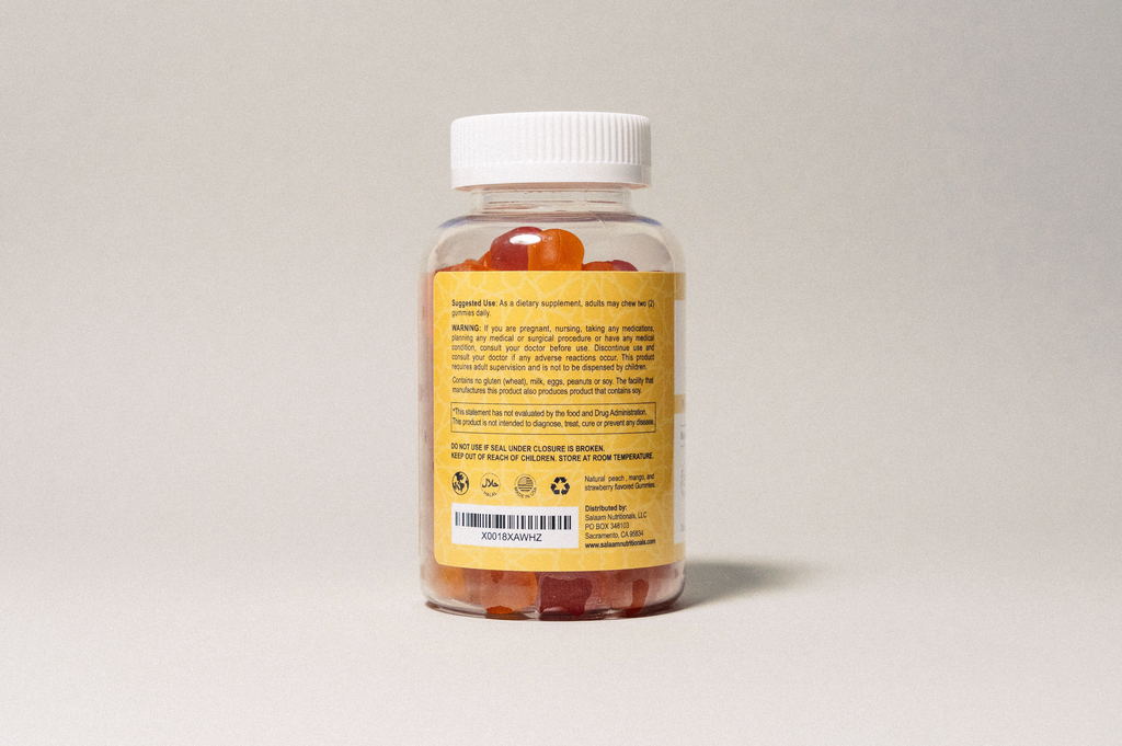 Halal Vitamin D3 2000 IU Gummies - 90 Count | Salaam Nutritionals